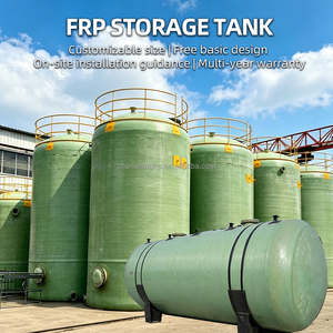 Tanque de Almacenamiento de Productos Químicos Vertical/Horizontal de FRP/GRP, Anticorrosivo, de ZHEN WANG, con Garantía de Más de 5 Años - Product Image 6