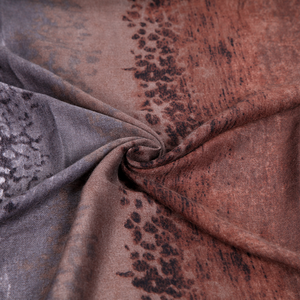 Bufanda con estampado de leopardo degradado de 90*180 cm para mujer, chal retro con patrón de puntos, bufanda larga ligera con flecos de pestañas - Product Image 4