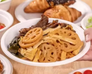 Assiette à pain de 10 pouces de style européen, populaire, écologique, jetable, en bagasse de canne à sucre, biodégradable, compostable, mondiale - Product Image 6