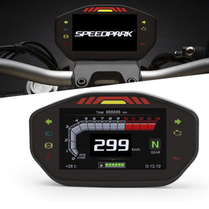 Compteur de vitesse et tachymètre universels TFT LCD pour moto avec température de l'eau pour 1/2/4 cylindres - Product Image 4