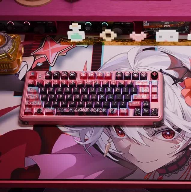 VK75 Gasket Three Mode Mechanical Keyboard 75% TKL Hot Swappable Knob Premium Mechanical Keyboard