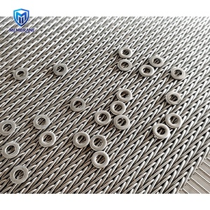 Chất lượng cao cân bằng dệt xoắn ốc dây băng tải vành đai thép không gỉ 304 314 lưới vành đai cho lò thiêu kết - Product Image 5