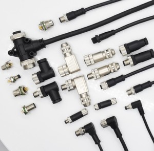 Connecteur Ethernet industriel M12 8 broches, code Y, montage sur panneau, aviation, mâle/femelle, contact en laiton, étanche IP67/IP68, 360° - Product Image 4