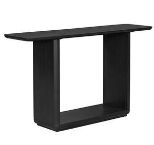 Modern Solid Wood <b>Console</b> <b>Table</b> with Curved Corners and U-Base Design for Living Room & Hotel Use Easy Placement - Product Image 4
