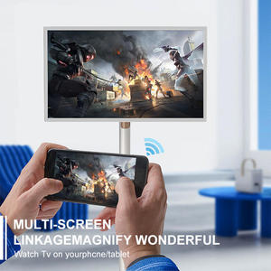 32 inch màn hình cảm ứng truyền hình thông minh TV nhỏ đứng di động di động đứng TV màn hình tương tác hiển thị HD video có thể điều chỉnh - Product Image 2