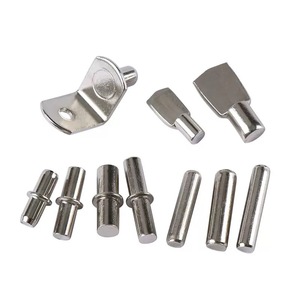 Soporte para estanterías Tian Tai Yun, varillas metálicas y clips para estanterías y divisiones de madera, juego de 8 piezas - Product Image 1
