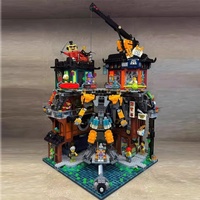Jouet de construction le plus vendu, compatible avec la série Lego NINJAGO, ateliers de la ville NINJAGO, modèle de construction, kit de blocs de construction