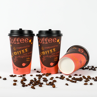Gobelets jetables biodégradables et écologiques de 20 oz et 22 oz, de qualité alimentaire, à paroi simple, avec logo personnalisé, faible MOQ, pour smoothies