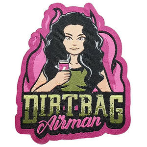 Patch seragam desain Logo Border bordir kartun kustom kait dan <span class=keywords><strong>Loop</strong></span> Patch tenun cetak kustom untuk pakaian - Product Image 5