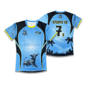 เสื้อรักบี้ทีมฟุตบอลผ้าโพลีเอสเตอร์พิมพ์ซับลิเมชัน - Product Image 2