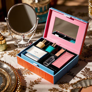 รีไซเคิลบรรจุภัณฑ์โฟลเดอร์กล่องที่มีฝาปิดแม่เหล็กกระดาษคราฟท์เคลือบด้านประโยชน์ยูวีสำหรับอาหารน้ำหอมเครื่องสำอาง - Product Image 6