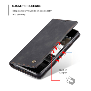 2023 cho Redmi note9 Pro Lưu ý 9S Wallet trường hợp từ đứng Lật Phong Cách Retro Da trường hợp đối với Redmi note11pro toàn cầu trường hợp - Product Image 2