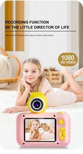 GRATISES MUNABEL NEXT K25 niedliche Cartoon Kamera Kinder Selfie Kamera Kinder Spielzeug 1080p Kinder Digital-Mini-Kinderkamera - Product Image 3