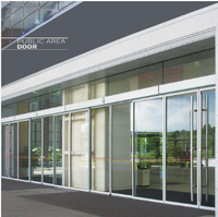 Portes battantes commerciales NFRC AS2047 CE TOMA KFC, portes doubles extérieures, portes en verre et aluminium pour espaces publics
