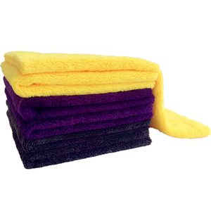 Microfibre Auto polissage serviette corail polaire grande peluche épaisse douce microfibre voiture nettoyage vaisselle serviettes microfibre - Product Image 1
