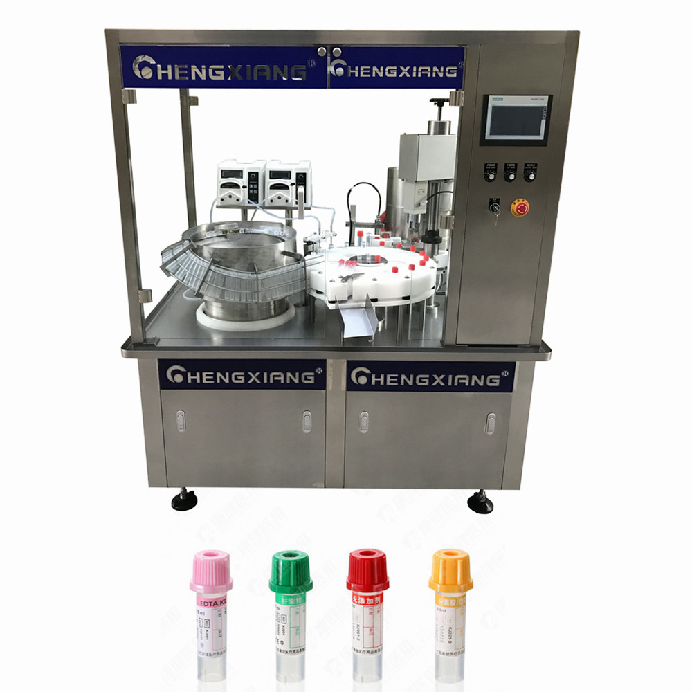 Полностью автоматическая машина для наполнения реагентом IVD, испытательная трубка для наполнения, закупорки и маркировки, производственная линия