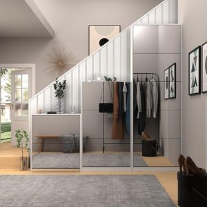 Armoire à chaussures moderne de luxe avec embout de <span class=keywords><strong>type</strong></span> seau Armoire à chaussures pour entrée avec miroir complet - Product Image 1
