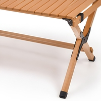 Table de camping pliable portable en alliage d'aluminium, table de pique-nique extérieure légère, mobilier de montagne