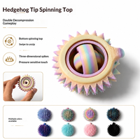 Nouveau produit : Jouet anti-stress portable en plastique imprimé en 3D, hérisson, mini spinner pour les doigts, amusant, unisexe, à partir de 14 ans
