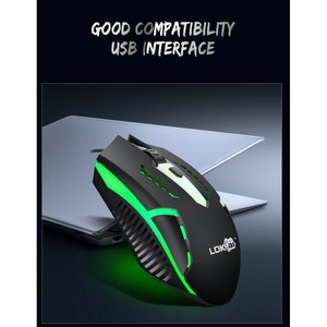 LOKai Wired Gaming <b>Mouse</b> 7 Buttons RGB Backlight Optical Right Hand Ergonomic Entry Level - Product Image 4