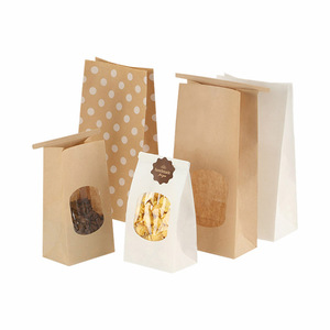<span class=keywords><strong>Sac</strong></span> en papier kraft blanc octogonal avec fenêtre, auto-adhésif et autoportant - Product Image 2