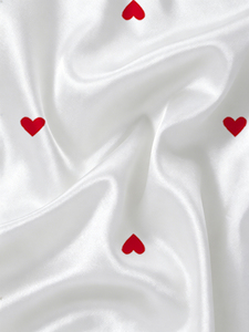 Pantalones Cortos de Pijama para <span class=keywords><strong>Mujer</strong></span> con Estampado de Corazones Rojos, Satén Suave, Ideales para el Verano - Product Image 4