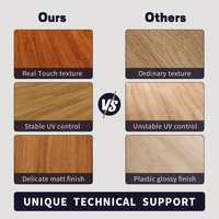 Revêtement de sol LVT de style chinois JIABAO pour intérieur - Solutions graphiques personnalisables OEM/ODM en vinyle PVC adhésif imperméable 800 m²