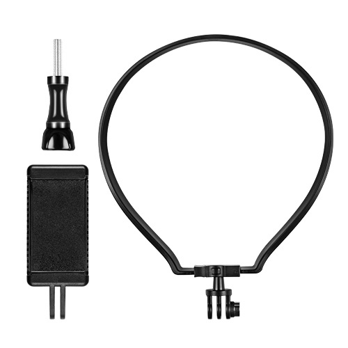 Soporte para cuello + clip para teléfono + tornillo