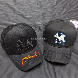 Gorras de Béisbol Unisex Originales al por Mayor G5 <span class=keywords><strong>Gallo</strong></span> Fino Barbas Shattered Series 31 Personalizadas de Gamuza de 5 Paneles con Estampado de Leopardo - Product Image 4