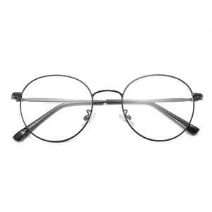 Montures de lunettes rondes en métal Me11 2300, unisexes, monture complète, anti-UV et anti-lumière bleue, légères, pour étudiants - Product Image 1