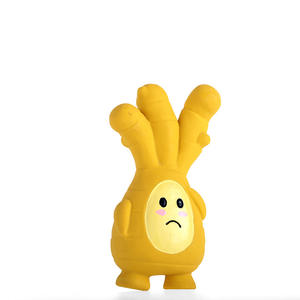 Pet köpekler, qm köpek oyuncakları, soğan, zencefil ve sarımsak için QMonster lateks ses oyuncak. - Product Image 4