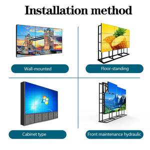 Supermarket 55 Inch Indoor 4k <strong>hd</strong> Splicing 3x3 <strong>Video</strong> Wall <strong>Player</strong> 0.88mm Bezel Screen - Product Image 6