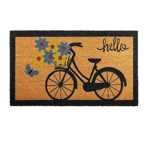 Tapis de porte Vast Ocean en imitation fibre de coco, design patte de chat, antidérapant, lavable, pliable, découpable - Product Image 4