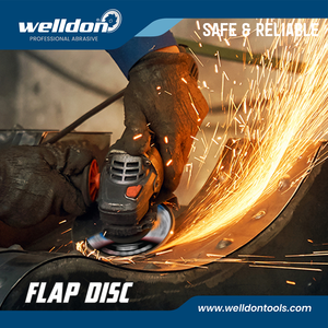 WELLDON Disques <span class=keywords><strong>à</strong></span> lamelles de précision 60/80/120 grain 115x22.23MM T27 Roues <span class=keywords><strong>à</strong></span> lamelles et 4 disques <span class=keywords><strong>à</strong></span> lamelles 1/2 pour meuleuse d'angle Abrasifs - Product Image 4