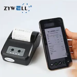 Battery powered portable printer zm03 mini thermal receipt printer pos impresora trmica pos printer
