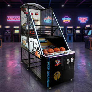 Máquina de Juego Arcade de Baloncesto HGR Amusement Crazy, Operada con Monedas/Tarjetas, con Pantalla de Puntuación, 100W, para Niños y Adultos - Product Image 6