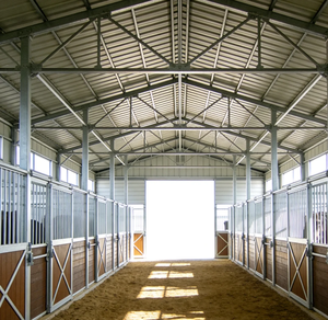 Establo para Vacas Lecheras de Estructura de Acero de Bajo Costo en China - Product Image 2