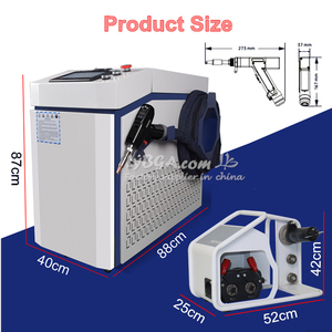 Saldatrice <span class=keywords><strong>Laser</strong></span> Portatile 4in1 1500W Raycus, Macchina per Saldatura, Taglio, Rimozione <span class=keywords><strong>Ruggine</strong></span> e Pulizia, <span class=keywords><strong>Laser</strong></span> a Fibra Raffreddato ad Acqua, Spedizione dall'UE - Product Image 2