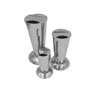 Conteneur de stérilisation en acier inoxydable 304 pour laboratoire, avec couvercle conique et porte-objets - Product Image 1