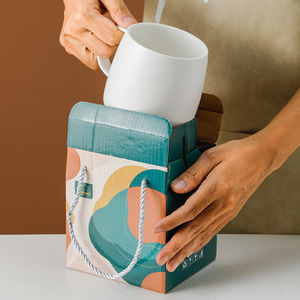 Venta al por Mayor Taza de Café de Cerámica Mate de 16oz con Vientre Grande para <span class=keywords><strong>Desayuno</strong></span> en Oficina y Hogar, con Logo Personalizado Impreso y Caja de Regalo - Product Image 2