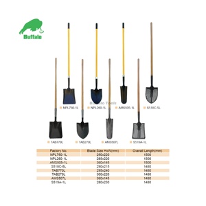 Meilleure vente : Spade Buffalo Drain AMS507L Sharp Shooter pour repiquage et creusement, avec manche en fibre <span class=keywords><strong>de</strong></span> verre et lame <span class=keywords><strong>de</strong></span> 9,5x5,8 pouces - Product Image 6
