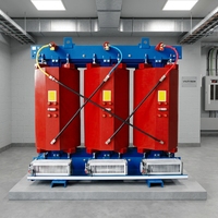 Kuru Tip 10 Kva 3 Fazlı 220v 440v İç Mekan Trafosu Bakır Malzemeli Tek veya Üç Fazlı Kullanım İçin