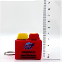 Llavero de Juguete con Interruptor Mecánico de Plástico Premium, Personalizado con 4 Teclas GPWS, para Aficionados a la Aviación