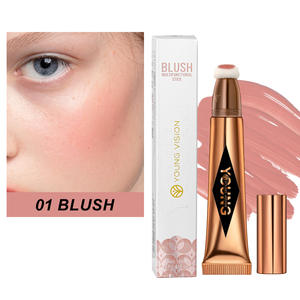 6 Colors Pocket Travel <b>Blusher</b> Small Natural Organic Illuminating Makeup Muddy Blush Lotion Texture Blush <b>Stick</b> - Product Image 1