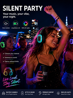 Casques de disco silencieux les plus vendus, son HI-FI, système de disco silencieux RF890, autonomie de 12 heures, émetteurs en option