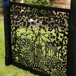 Giardino Privacy pannelli metallici doppia casa di lusso decorativo scherma Balcon recinzione cancelli e recinzioni per cortili anteriori - Product Image 6