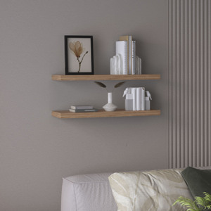 Ecco 31.5 Inch Wide <b>Floating</b> <b>Shelves</b> Set Of 2 <b>Wall</b> Decor For Bedroom Bathroom Storage Book <b>Shelves</b> - Product Image 1