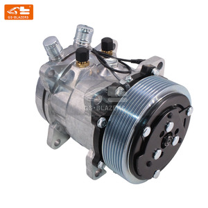 Compresor de Aire Acondicionado 87649991 para Cargadora de Ruedas Case 420 430 435 440 445 450 <span class=keywords><strong>465</strong></span> - Product Image 1