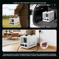 Alimentation portable extérieure 300W 500W, vente directe usine, UPS au phosphate de fer lithium, batterie spécifique à l'énergie solaire
