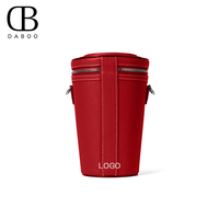 Design créatif epsom sac en forme de cylindre de vachette logo personnalisé original sacs à bandoulière mignons pour les femmes